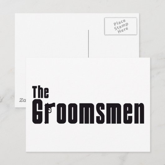 De Groomsmen (maffia) Briefkaart (Voorkant / Achterkant)