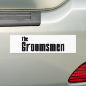 De Groomsmen (maffia) Bumpersticker (Op auto)