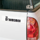 De Groomsmen (maffia) Bumpersticker (Op Truck)