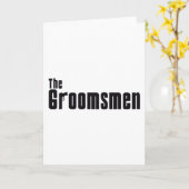 De Groomsmen (maffia) Kaart (Gele Bloem)