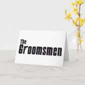 De Groomsmen (maffia) Kaart (Gele Bloem)