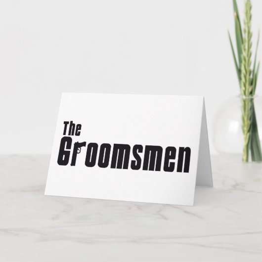 De Groomsmen (maffia) Kaart (Voorkant)