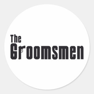 De Groomsmen (maffia) Ronde Sticker