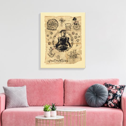 De Groot-Brittannië van de Goonies Canvas Afdruk (Insitu (Woonkamer))