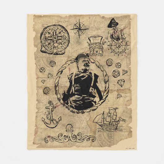 De Groot-Brittannië van de Goonies Fleece Deken (Voorkant)