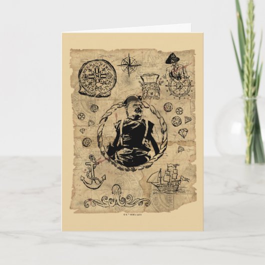 De Groot-Brittannië van de Goonies Kaart (Voorkant)