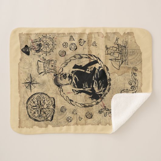 De Groot-Brittannië van de Goonies Sherpa Deken (Voorkant (horizontaal))