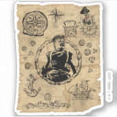 De Groot-Brittannië van de Goonies Sticker (Voorkant)