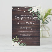 De Groot van het Hout Witte Bloemen van de Partij Kaart (Staand voorkant)