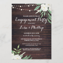 De Groot van het Hout Witte Bloemen van de Partij  Kaart