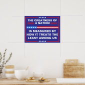 De Grootheid van een Natie Politiek Poster (Keuken)