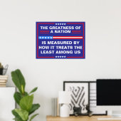 De Grootheid van een Natie Politiek Poster (Thuiskantoor)