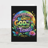 De Grootheid Van God Ontdekken Vergroot Vbs 2025  Kaart (Voorkant)