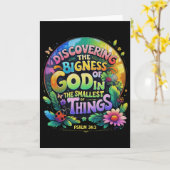 De Grootheid Van God Ontdekken Vergroot Vbs 2025  Kaart (Gele Bloem)