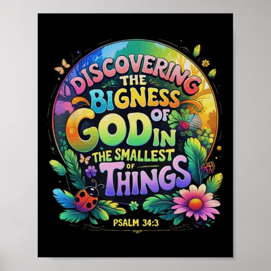 De Grootheid Van God Ontdekken Vergroot Vbs 2025 Poster (Voorkant)