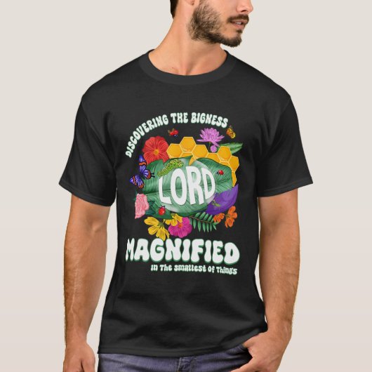 De Grootheid Van God Ontdekken Vergroot Vbs 2025 T-shirt (Voorkant)