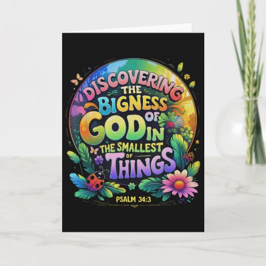 De Grootheid Van God Ontdekken Vergrote Vbs 2025  Kaart (Voorkant)
