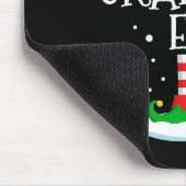 De Grootmoeder Elf Kerstmis Familie Matching Xmas Muismat (Hoek)