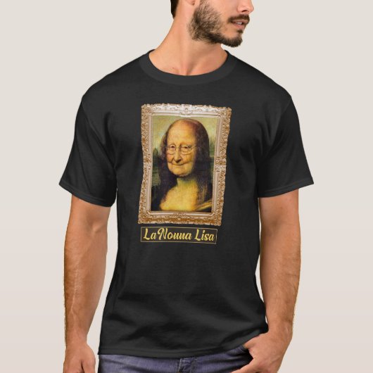 De grootmoeder Lisa Quadro Leonardo T-shirt (Voorkant)