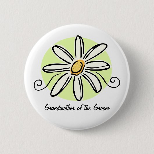De Grootmoeder van de zonnebloem van de Ronde Button 5,7 Cm (Voorkant)