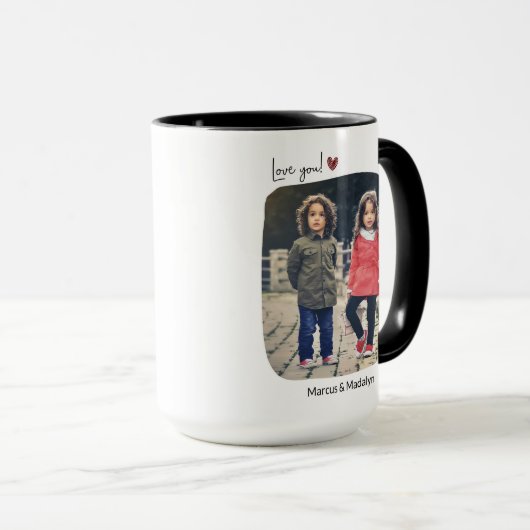 De grootpop die iedereen wil dat ze foto's Mok had (Voorkant rechts)