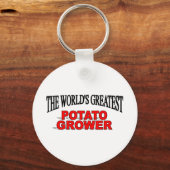 De grootste aardappelteler ter wereld sleutelhanger (Voorkant)
