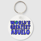 De grootste Abuelo ter wereld Sleutelhanger (Voorkant)