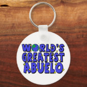 De grootste Abuelo ter wereld Sleutelhanger (Voorkant)
