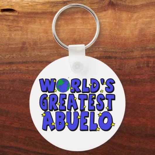 De grootste Abuelo ter wereld Sleutelhanger (Voorkant)