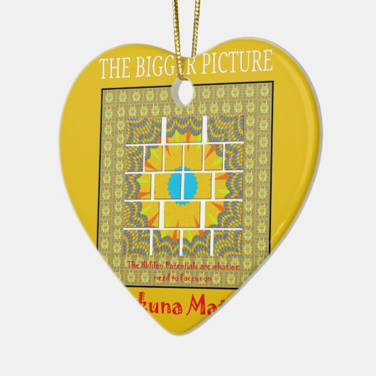 De grootste Afbeelding art print Keramisch Ornament (Links)