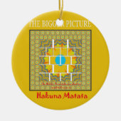 De grootste Afbeelding art print Keramisch Ornament (Voorkant)