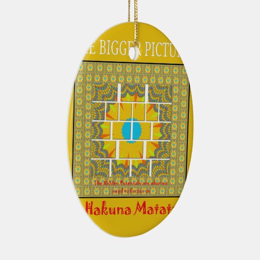 De grootste Afbeelding art print Keramisch Ornament (Rechts)