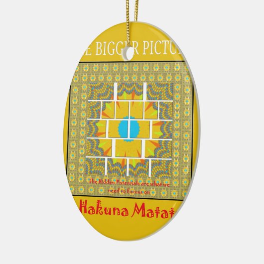 De grootste Afbeelding art print Keramisch Ornament (Links)