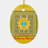 De grootste Afbeelding art print Keramisch Ornament (Voorkant)