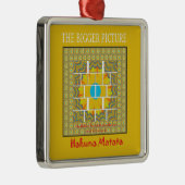 De grootste Afbeelding art print Metalen Ornament (Rechts)