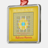 De grootste Afbeelding art print Metalen Ornament (Links)