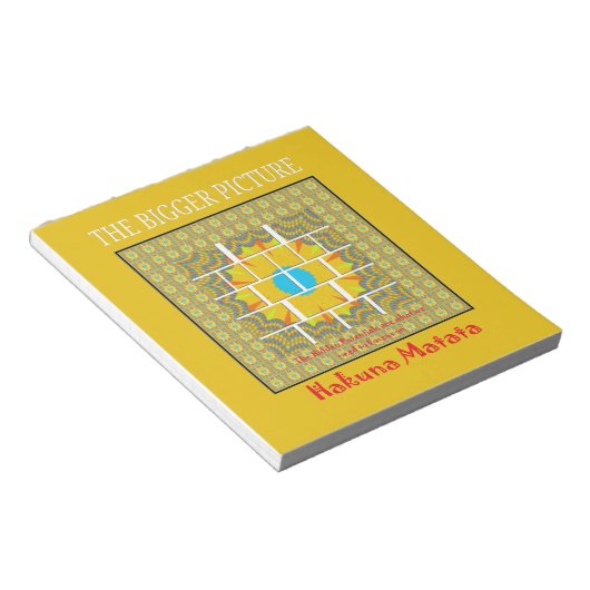 De grootste Afbeelding art print Notitieblok (Schuin)