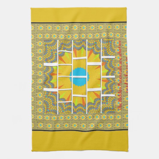 De grootste Afbeelding art print Theedoek (Verticaal)