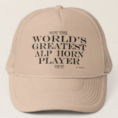 De grootste Alp Horn-speler nog Trucker Pet (Voorkant)
