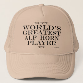 De grootste Alp Horn-speler nog Trucker Pet