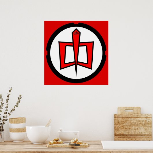 De grootste Amerikaanse Hero Poster (Keuken)