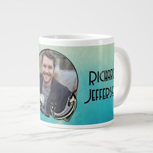 De grootste angler ter wereld grote koffiekop (Voorkant rechts)