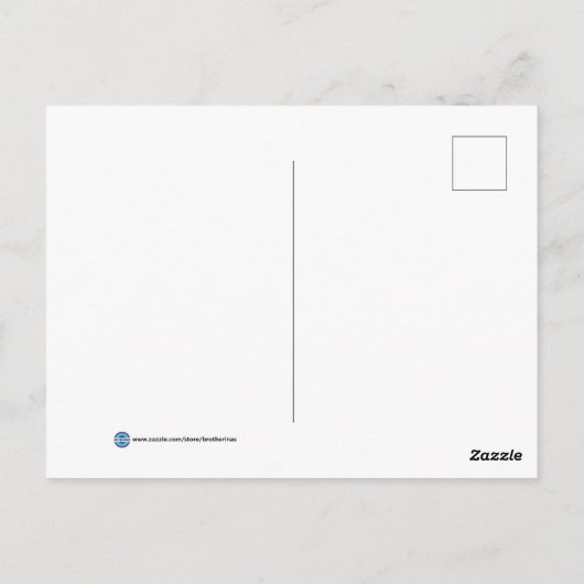 De grootste angst is dat het Gezegde van de moorde Briefkaart (Achterkant)