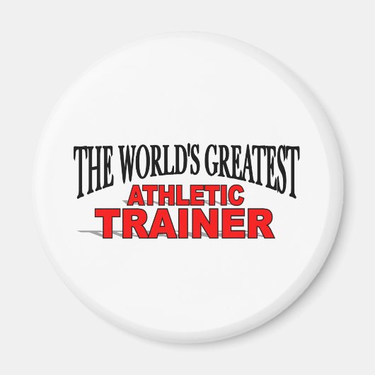 De grootste Athletic trainer ter wereld Magneet (Voorkant)