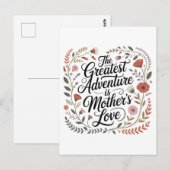 De Grootste Avontuur Is Moederliefde Briefkaart (Voorkant / Achterkant)