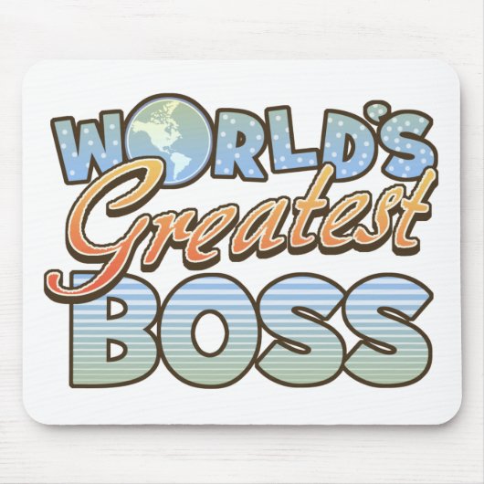 De grootste baas in de wereld muismat (Voorkant)