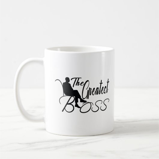 De grootste baas koffiemok (Links)