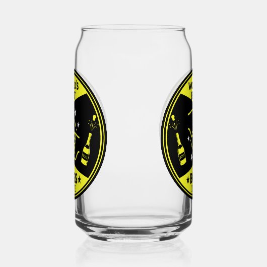 De grootste baas ter wereld blikvorm glas (Rechts)