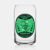 De grootste baas ter wereld blikvorm glas (Achterkant)