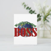 De grootste baas ter wereld briefkaart (Staand voorkant)
